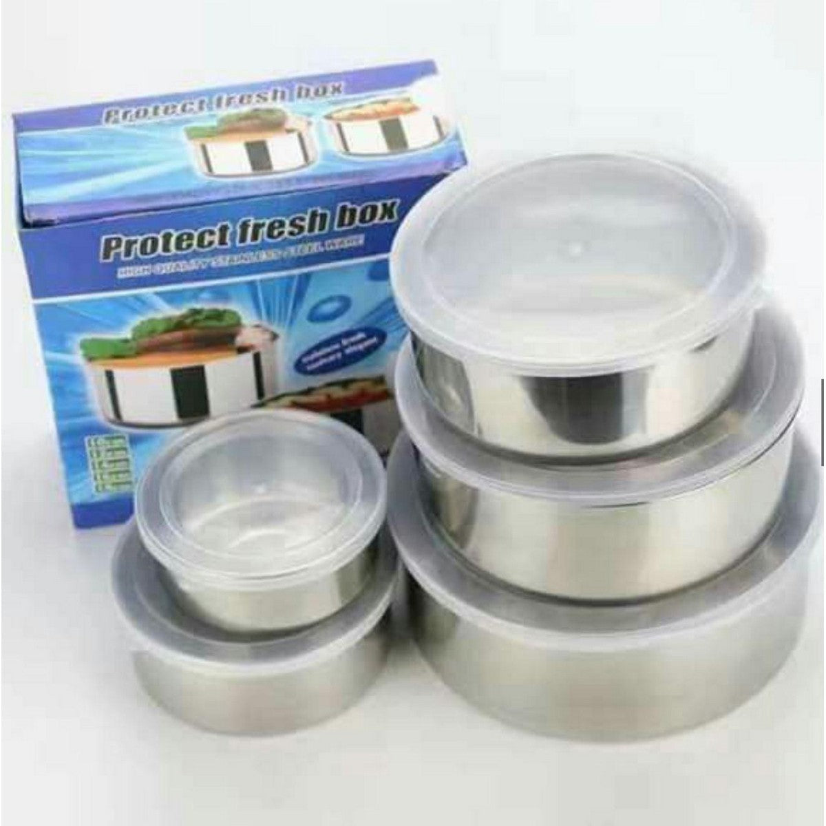5pc Set Stainless Steel Bow