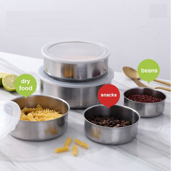 5pc Set Stainless Steel Bow