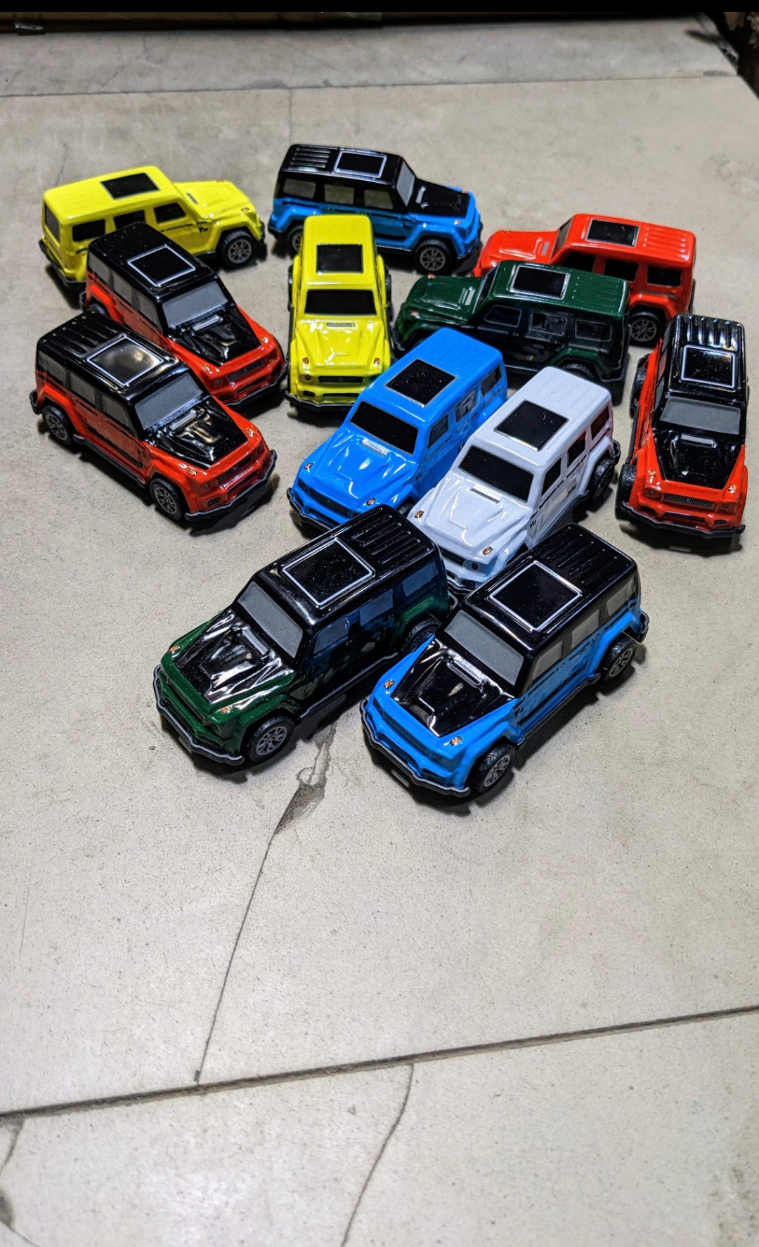 Pack of 12 Mercedes Benz AMG Tin Metal Body