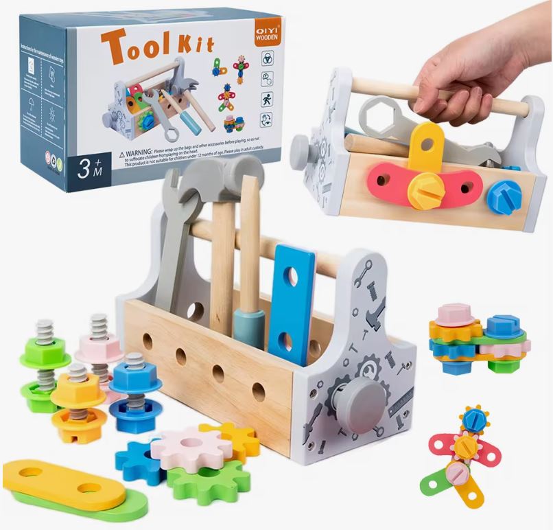Wooden Tool Kit for Kids