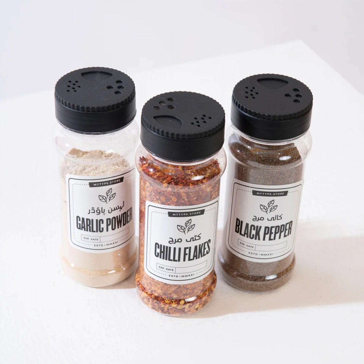 320ml Clear Spice Jars