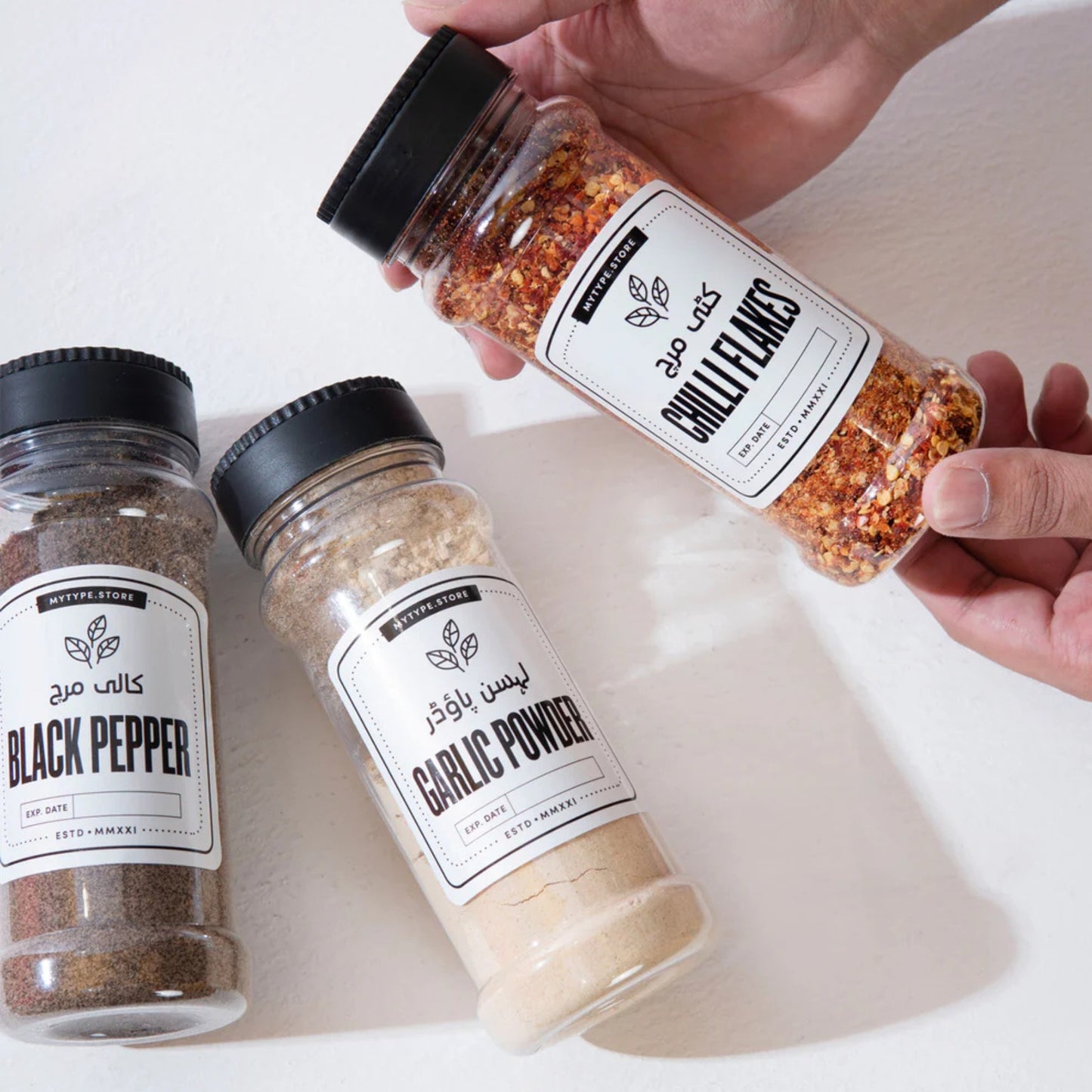 320ml Clear Spice Jars