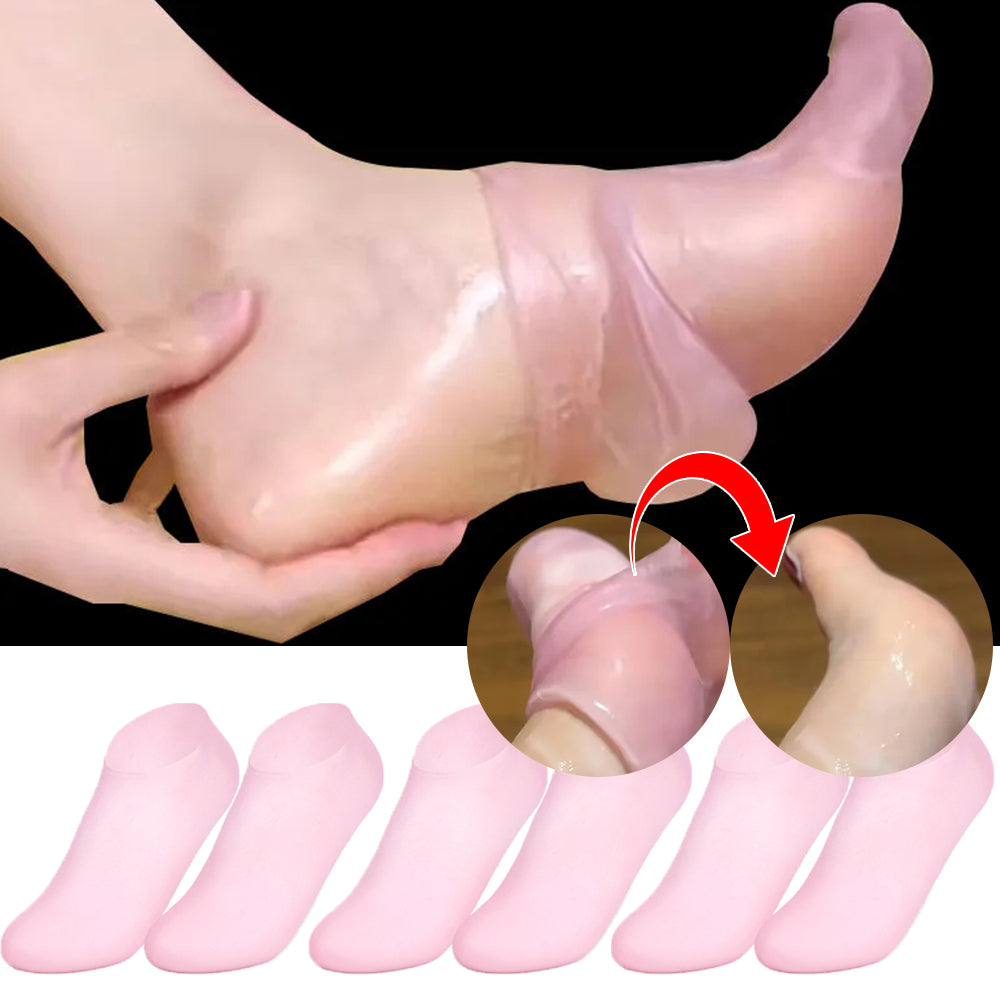 Silicone Gel Heel Pad Socks