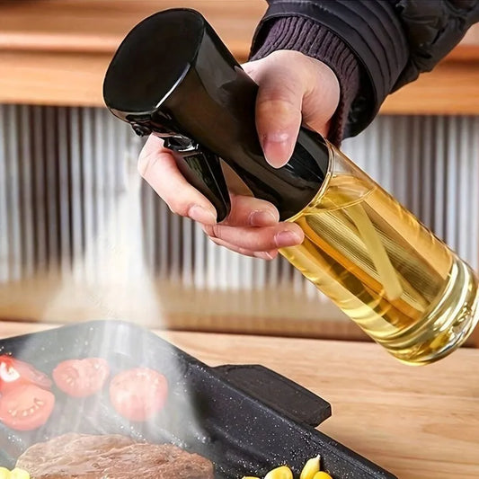 Oil Sprayer bottle for Cooking (200ml) Olive Oil Spray Bottle Continuous Spray with Portion Control, Suitable for Multiple Scenarios. Highly Trusted by Chefs