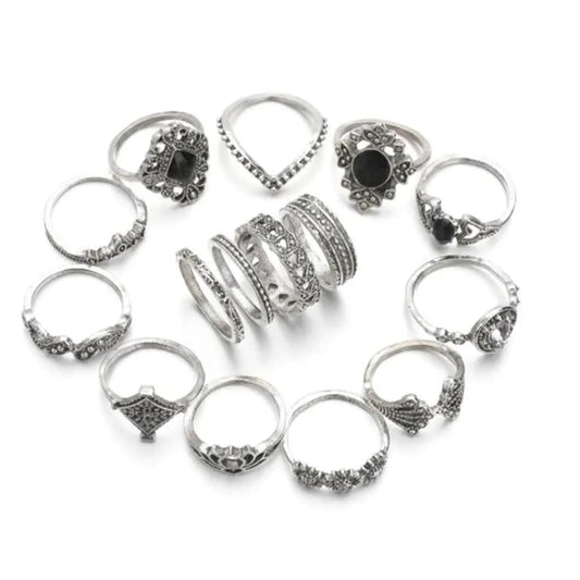 15 Pcs Rings For Girls Wedding Anniversary