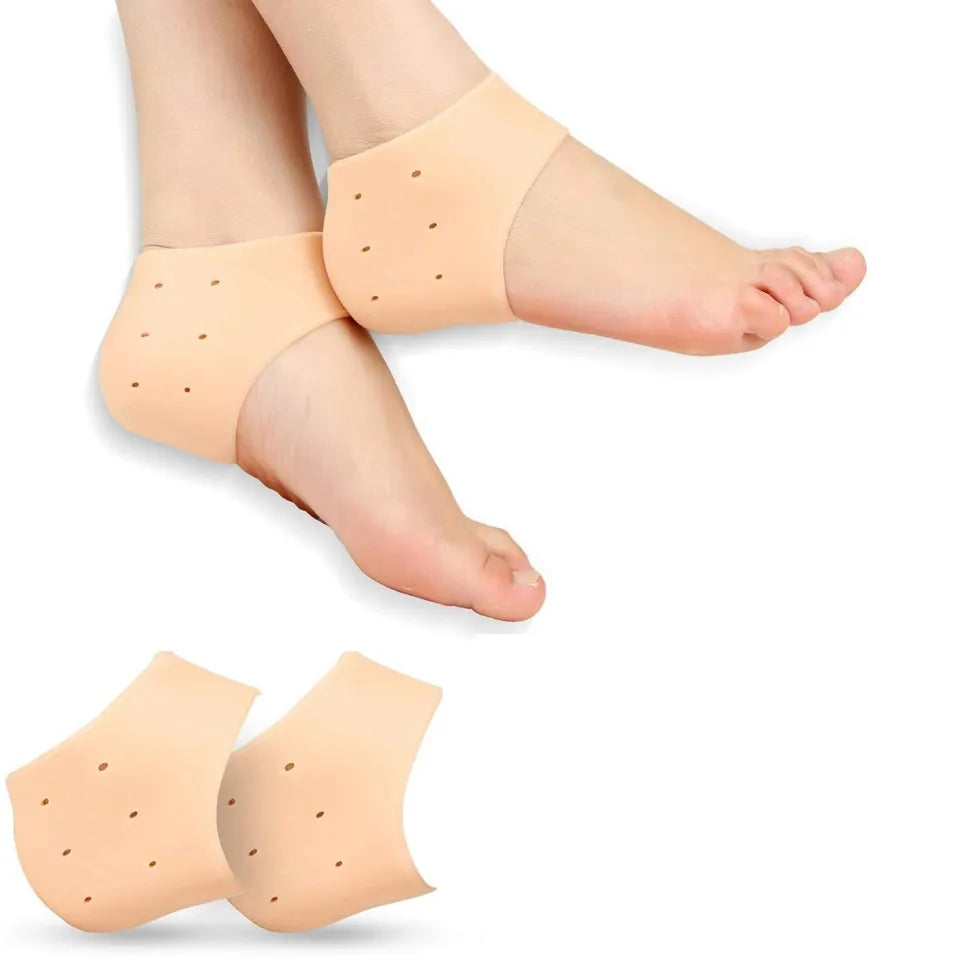 Silicone Gel Heel Pad Socks